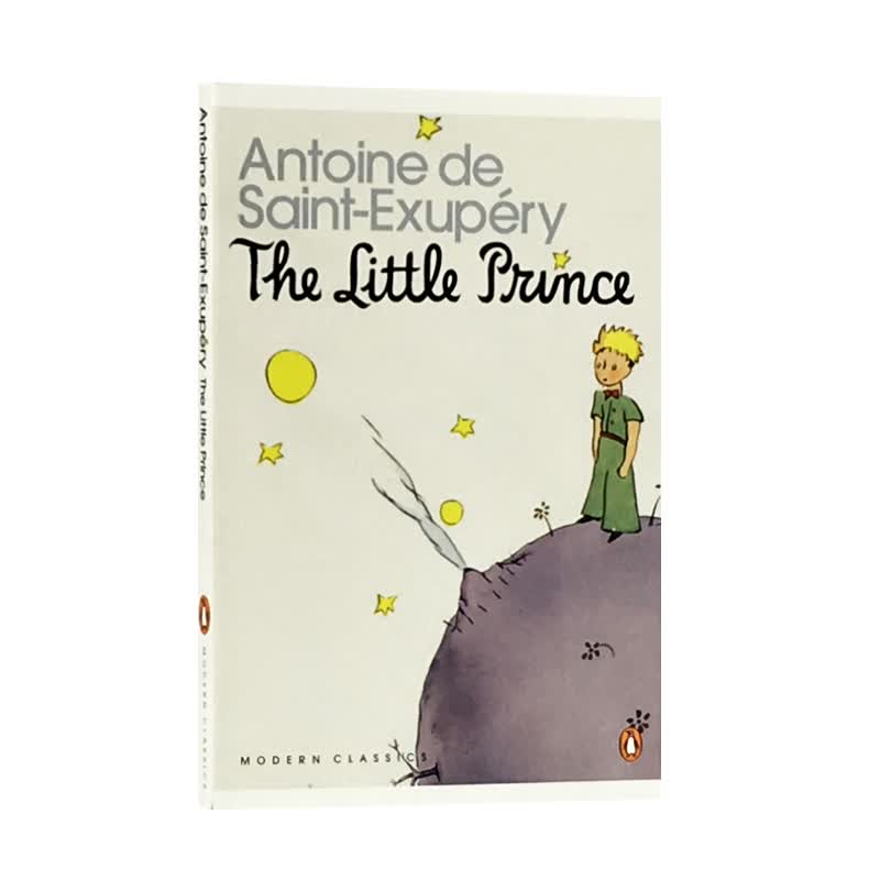 彩色插图版 小王子 英文原版 The Little Prince 圣埃克苏佩里 童话故事 纯英文经典入门 小说插画版 少儿英语
