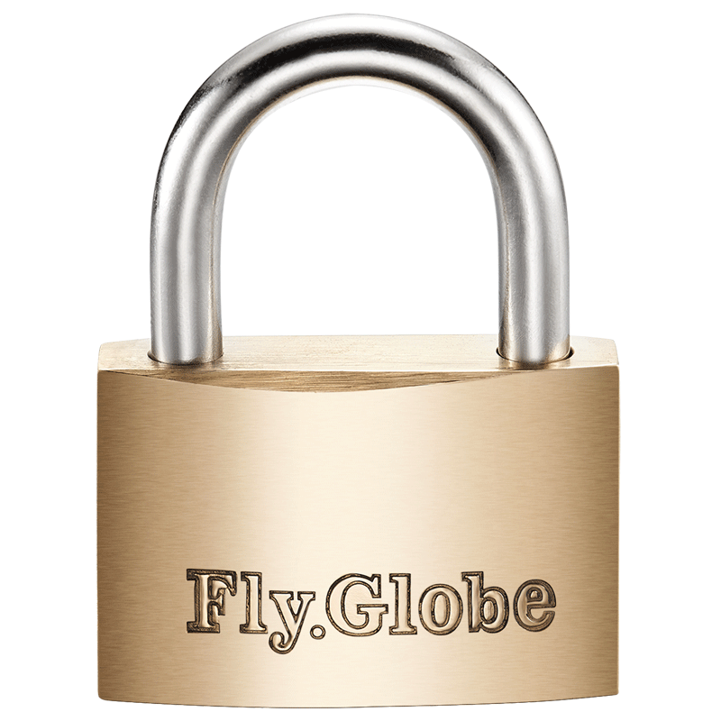飛球（Fly.Globe）銅掛鎖 防水防銹鎖具 門鎖抽屜柜子防盜窗鎖頭 30MM