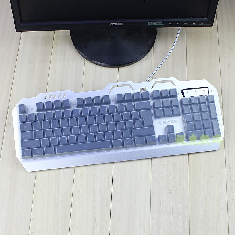 升派(espl) 新盟 曼巴狂蛇k670 k100 k620 k618 104键游戏机械键盘