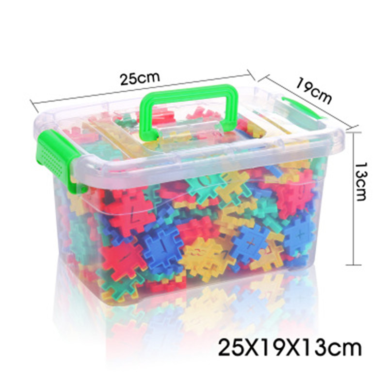 星展 拼装玩具积木 2-3-6岁 儿童智力拼插数字方块塑料幼儿园宝宝 盒装数字插块550片