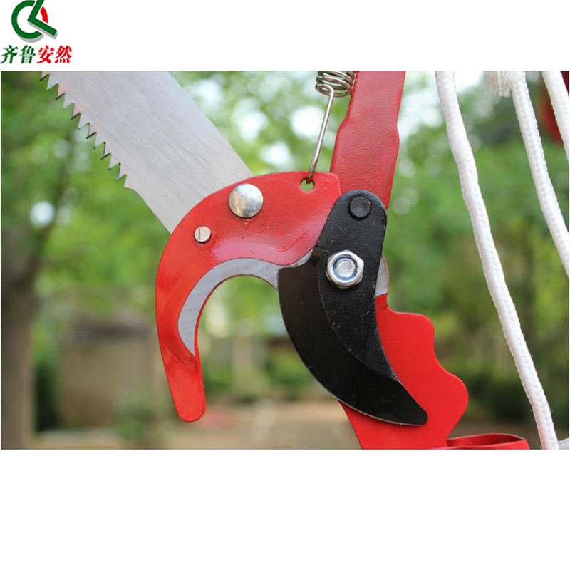 齐鲁安然 伸缩高枝剪 高枝锯  果树枝修枝剪子园艺剪刀 园林绿化果园采摘 4米一套+户外包