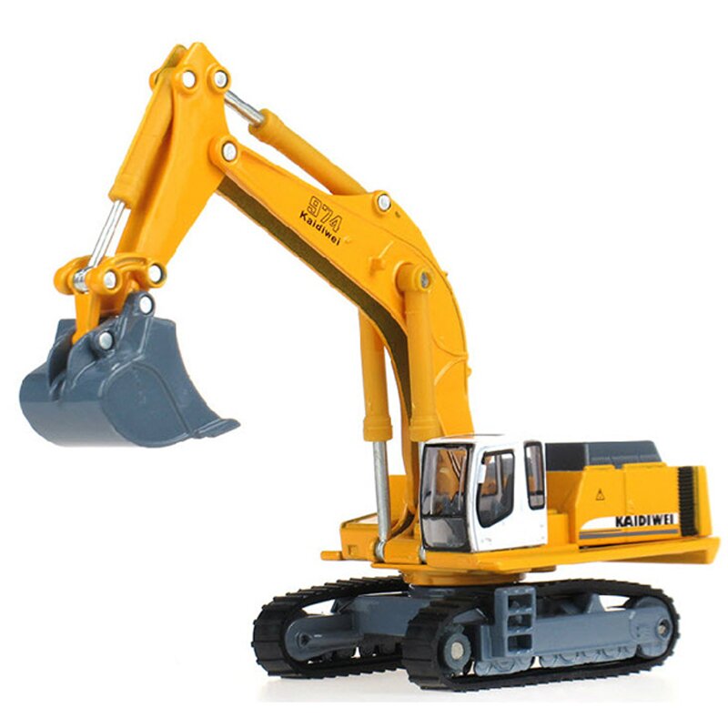 凯迪威工程车1:50合金重型铲车压路机拖拉机仿真汽车模型挖掘机推土机