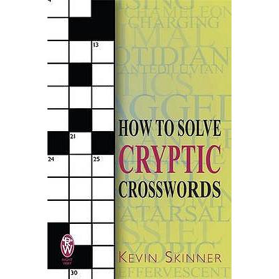 预订 how to solve cryptic crosswords