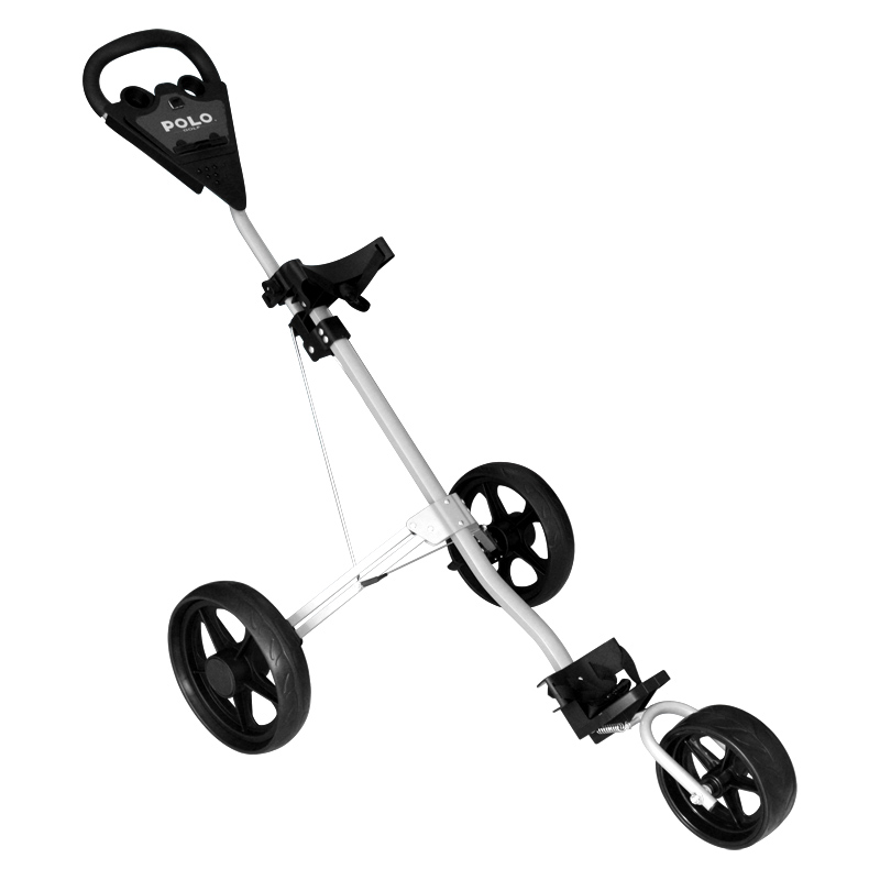 POLO GOLF高尔夫球包三轮车 手拉车 可折叠手推球车 带刹车装置