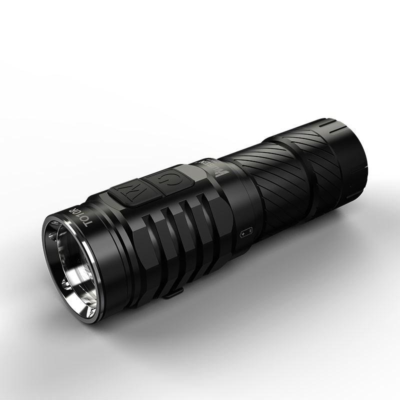 务本（WUBEN） TO10R高显色USB直充强光手电筒650流明远射90米尾部磁吸 黑色