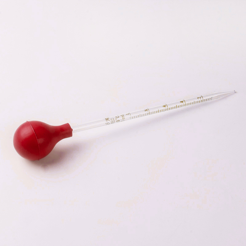 胶头滴管 1ml 20cm 附橡胶吸水球 玻璃刻度滴管 吸管 实验室用品