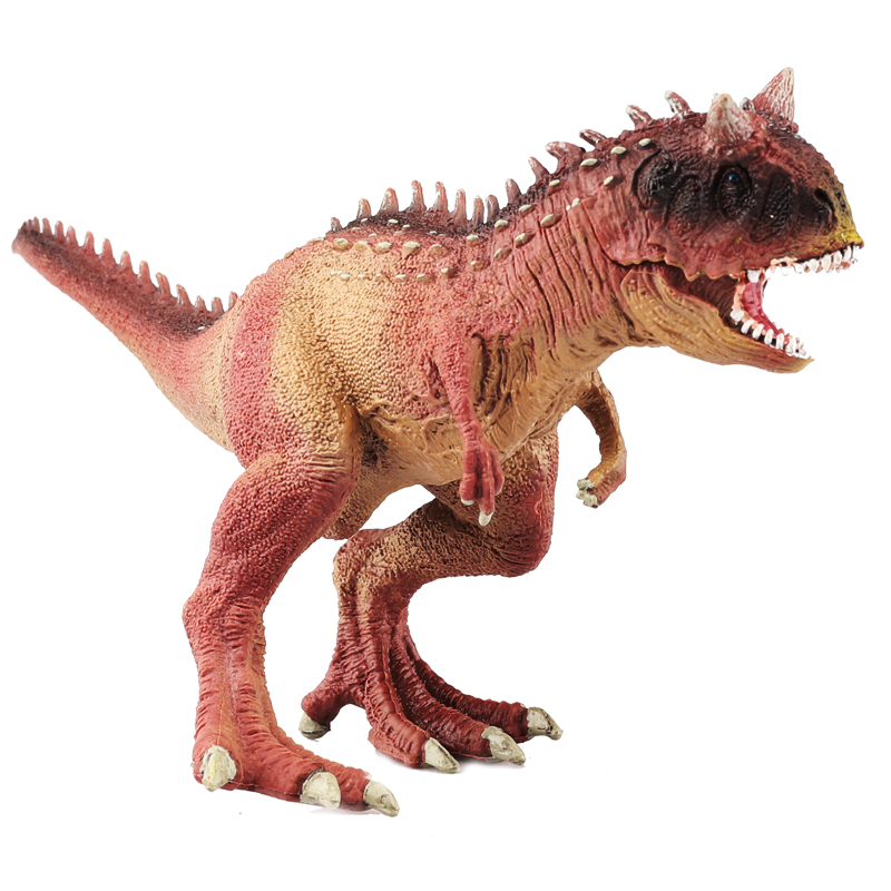 恐龙模型实心塑胶霸王龙暴龙翼龙迅猛龙副栉龙牛龙儿童玩具 食肉牛龙