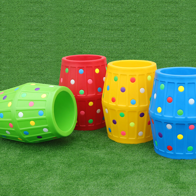 乐林源 幼儿园户外体育玩具器械儿童钻洞滚桶 感统训练器材塑料大滚筒