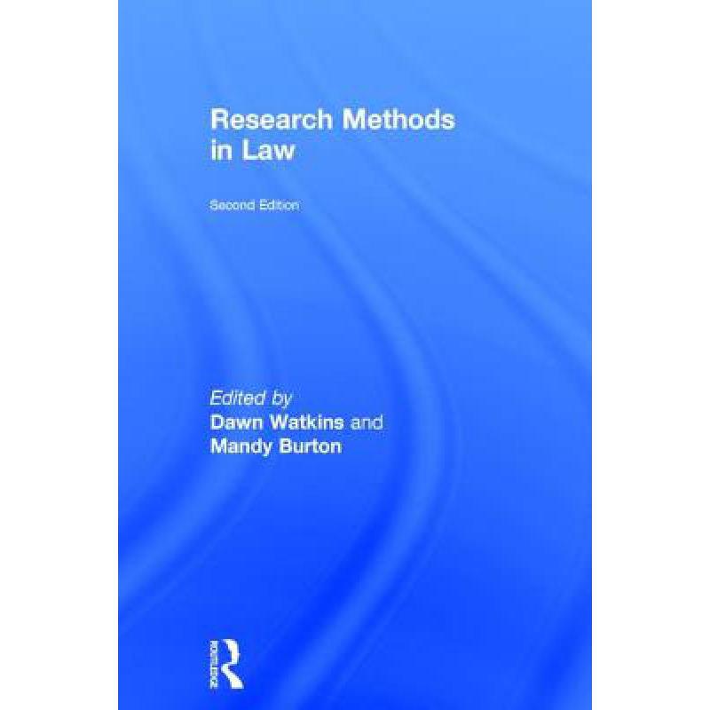 预订 RESEARCH METHODS IN LAW 2E; WATKINS