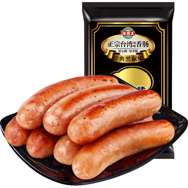 海霸王黑珍猪台湾风味香肠，价格趋势和口感评测！