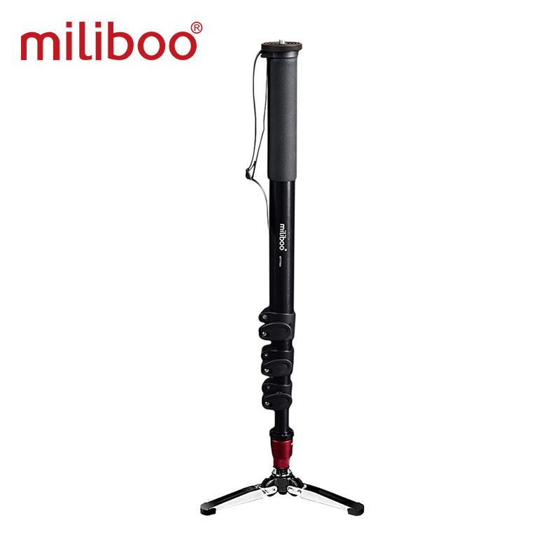 miliboo铁塔MTT705二代独脚架单反相机碳纤维铝合金摄影摄像支架便携带云台套装 705II-AL(铝合金+不含云台)