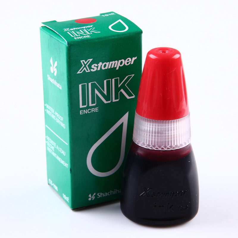 日本旗牌(xstamper)原子印油 10ml/瓶 cs-10n 红色