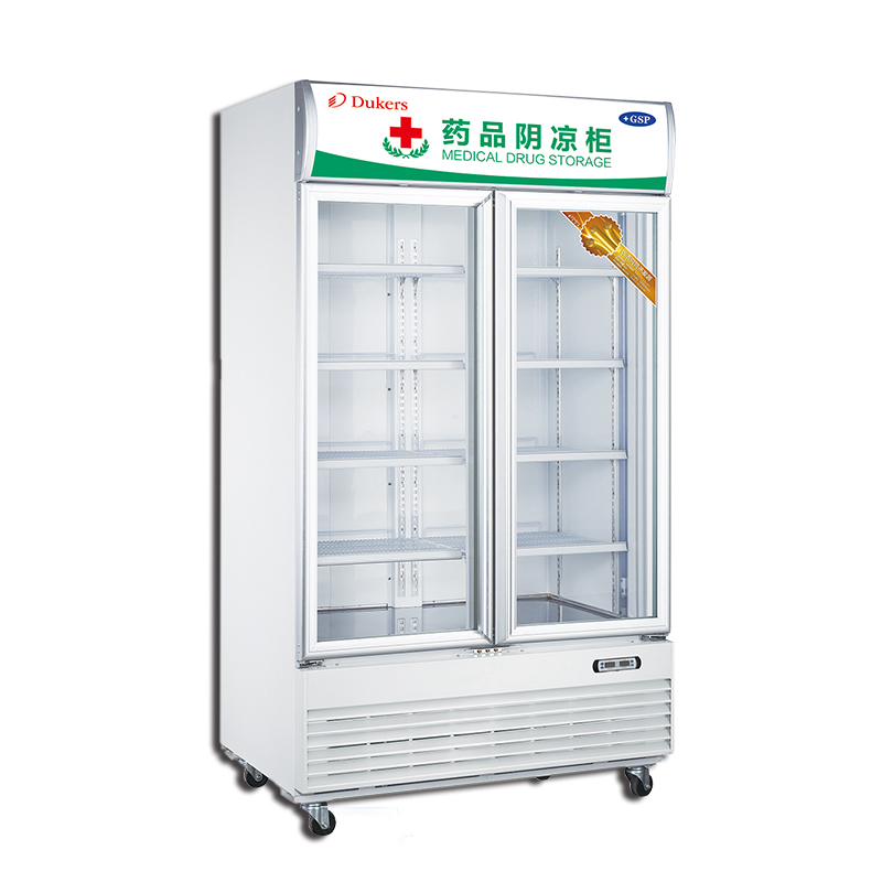 達克斯双门药品阴凉柜 商用医药柜 达克斯医药冰箱药品恒温冷柜 药店