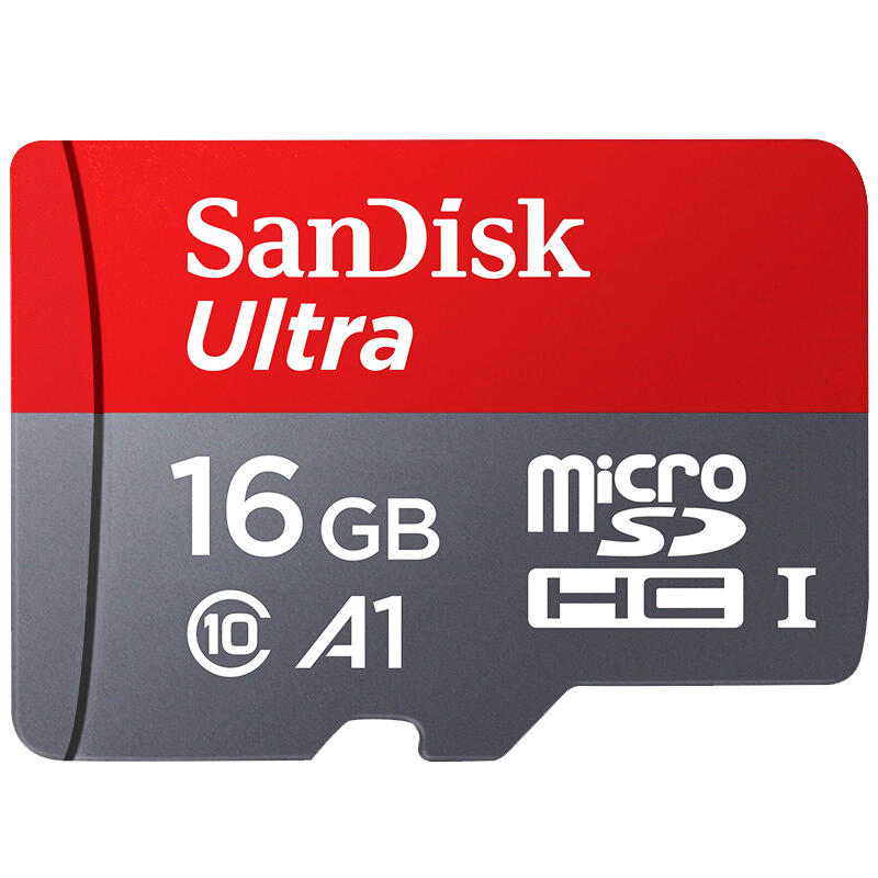 SanDisk 闪迪 Ultra 至尊高速系列 SDSQUNC Micro-SD存储卡 16GB (UHS-I、U1、A1)