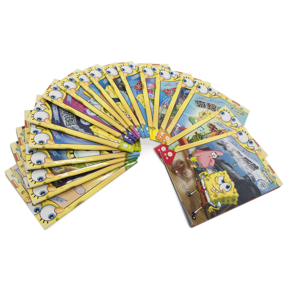 海绵宝宝疯狂世界套装（18册书+9张立体拼图）