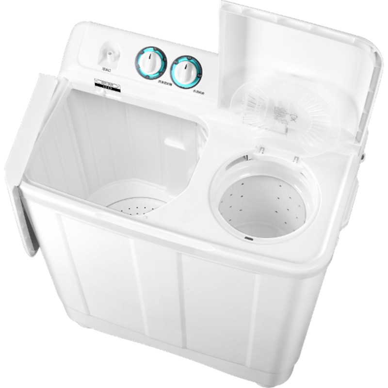 海尔(haier) 洗衣机9公斤大容量家用半自动洗衣机双缸双桶 白色双桶9