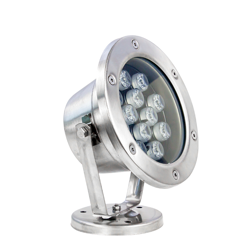 水底灯led防水鱼池灯水下射灯水池景观灯户外6w9w12w18w24v喷泉灯 3w