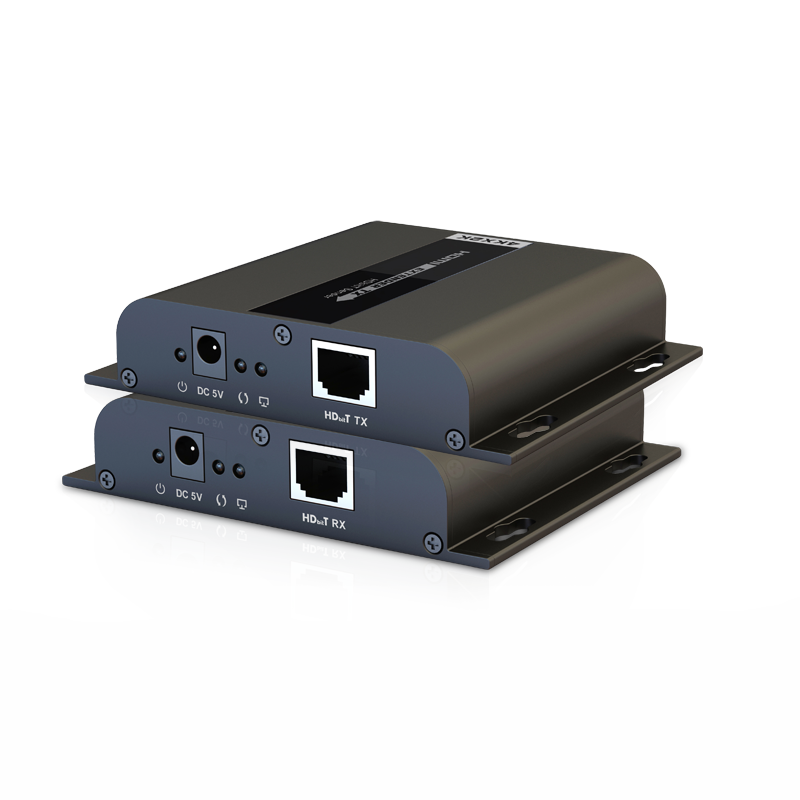 延长传输器监控接投影仪4k高清转rj45网络口一发多收 200米 4k接收器