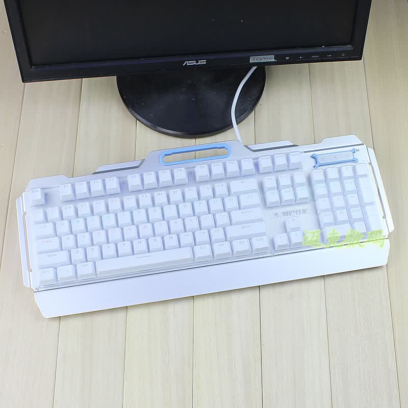 升派(espl) 新盟 曼巴狂蛇xm-k910 k918 k916 x9 炼狱104键机械键盘
