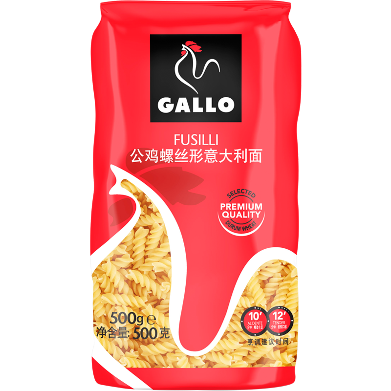 公鸡米面调味料市场价格走势，GALLO螺丝形意大利面值得入手|米面调味历史低价查询