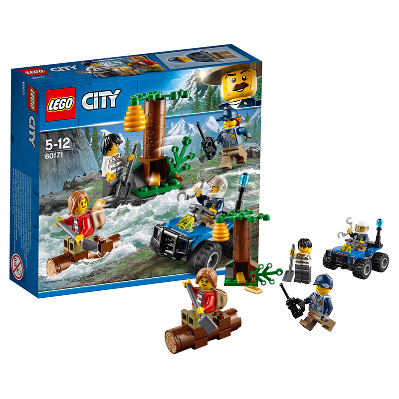 乐高(lego)city 城市系列 拼插积木儿童玩具生日礼物 山地特警入门