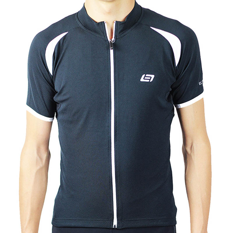 美国bellwether 骑行服夏季男款短袖速干透气公路车 骑行装备 黑白 s