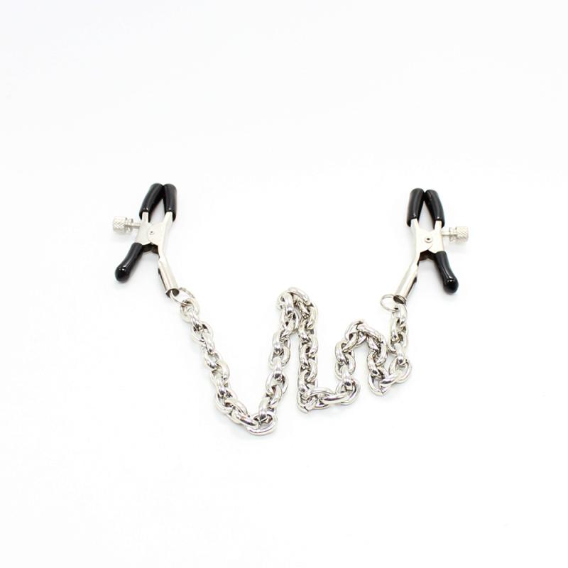 桃色缘 金属双峰乳夹三头下体胸部夹 sm情趣用品男女用器具sm夫妻激情