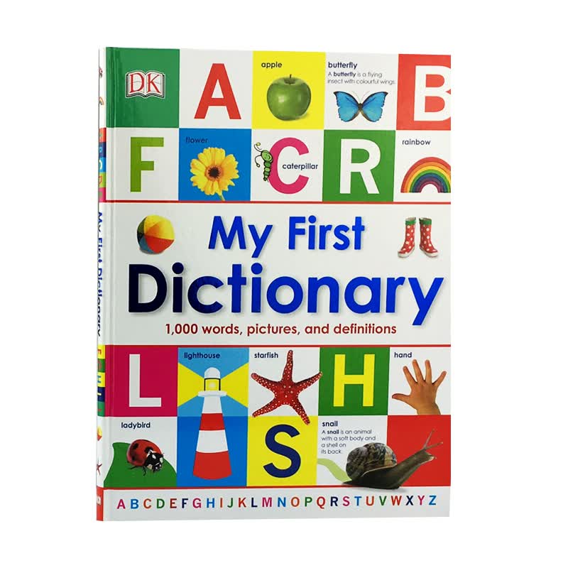 DK My First Dictionary 我的初阶单词字典 英文原版 精装我的启蒙词典 儿童英语启蒙入门英英释义图解词典工