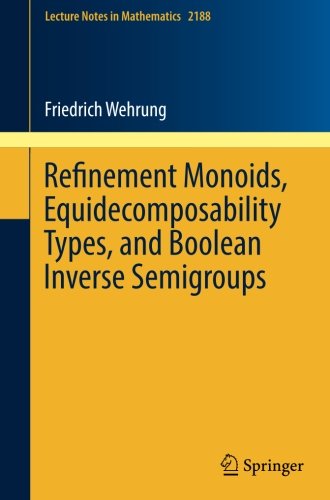 【预订】refinement monoids, equidecomposability