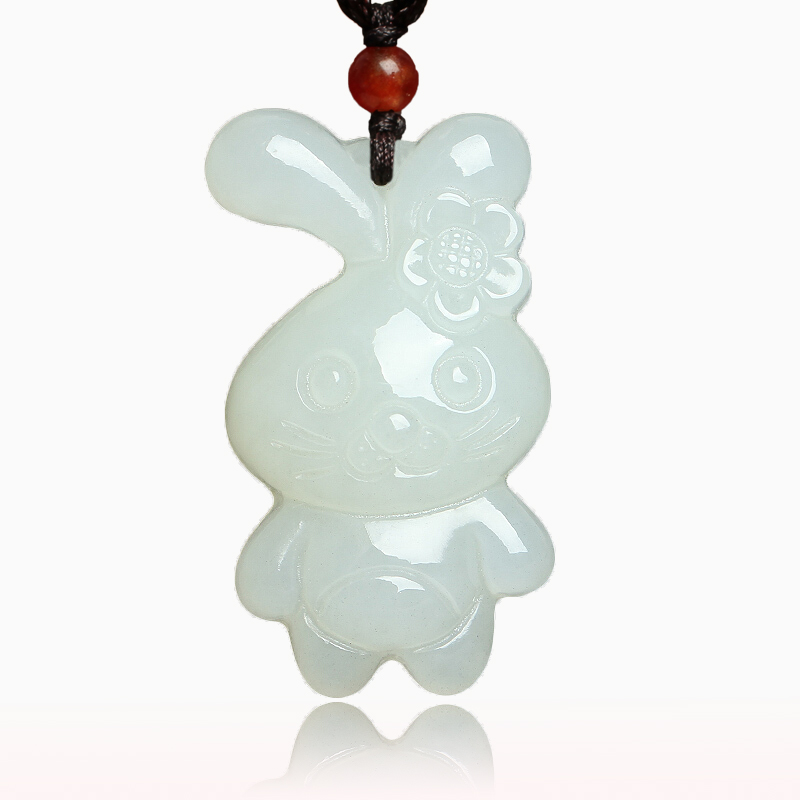 碧凤阁  和田玉生肖吊坠 白玉卡通十二生肖玉石挂件 龙