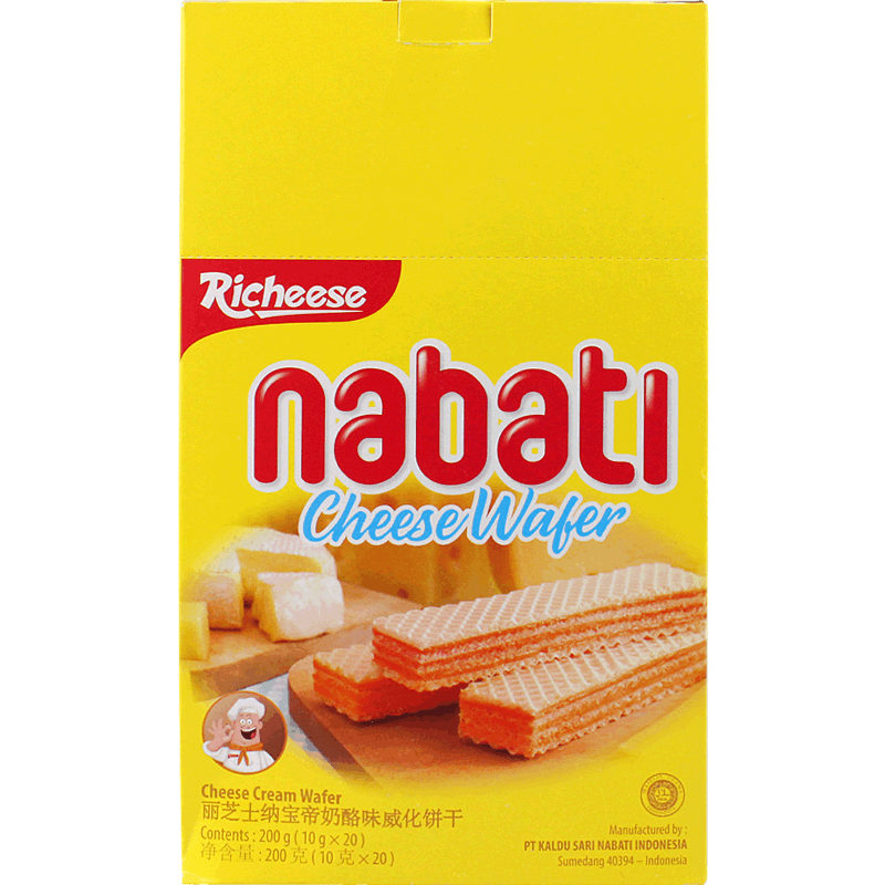 nabati 纳宝帝 丽芝士Richeese 威化饼干 奶酪味 200g