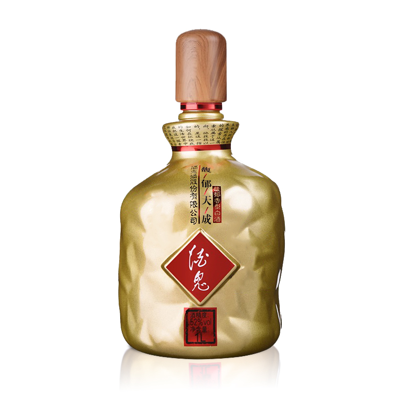 酒鬼馥郁天成1L 酒鬼官方 酒鬼酒 白酒 一键价保 两斤 大容量 52度 52度 1000mL 1瓶 馥郁天成