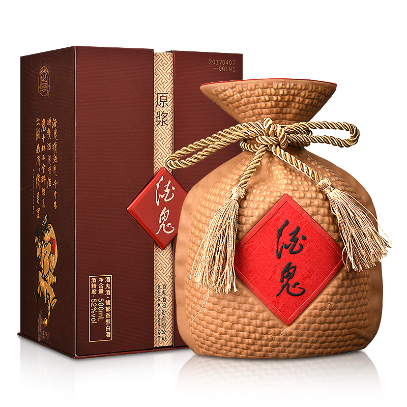 酒鬼原浆 酒鬼官方 酒鬼酒 酒鬼原浆 整箱 52度 白酒一键价保 馥郁香 52度 500mL 6瓶 整箱原浆