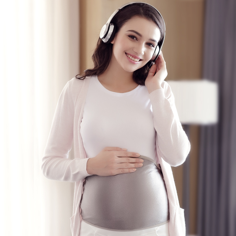 朵雅（DUO YA)防辐射服孕妇装银纤维防辐射肚兜内穿护胎宝N058 银灰XL
