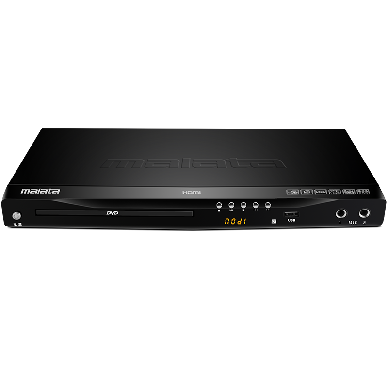 万利达（Malata）DVP-822 DVD播放机 HDMI巧虎播放机CD机VCD DVD光盘播放器 影碟机 USB音乐播放机 黑色