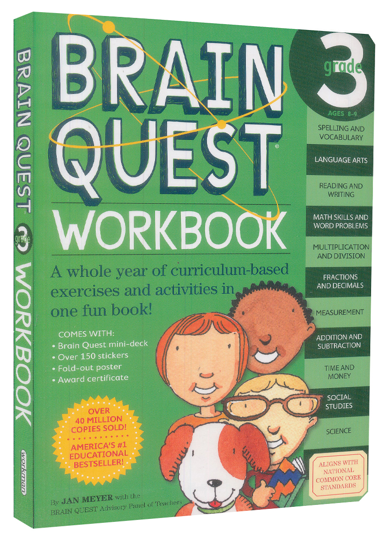 Brain Quest Workbook, Grade 3 进口翻翻书