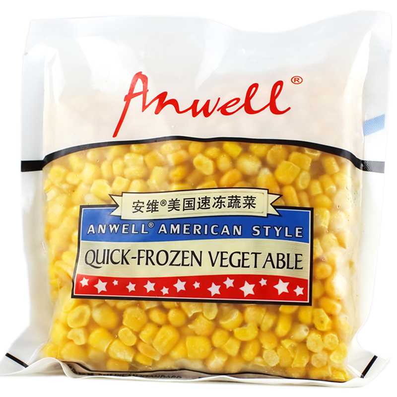 安维（Anwell）甜玉米粒 300g 玉米粒 速冻 冷冻沙拉蔬菜 方便菜 生鲜 速冻食品半成品菜