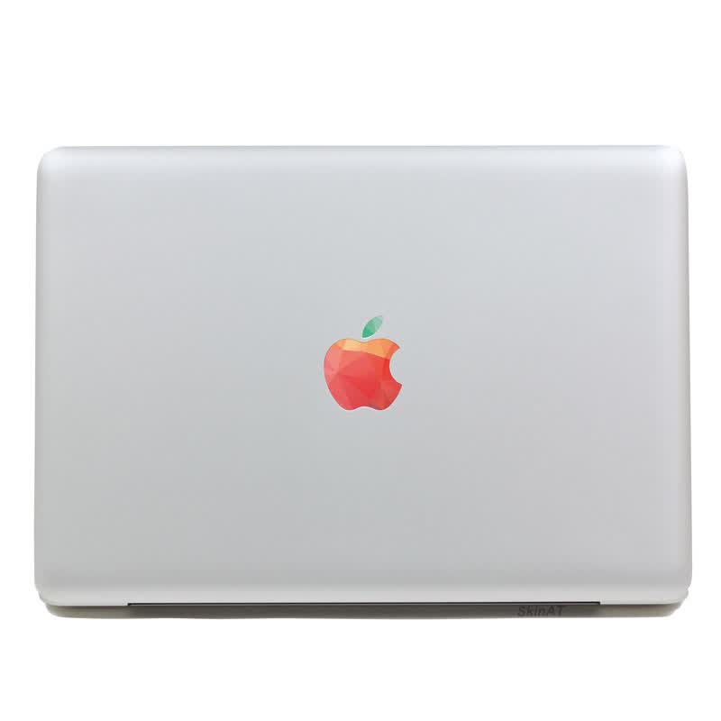 SkinAT电脑Pro14/16 M5创意Logo 贴膜 ��果笔记本Air 13/15 logo保护贴 MacBook Neo配件 切面苹果 Pro 14 (M5-M1)
