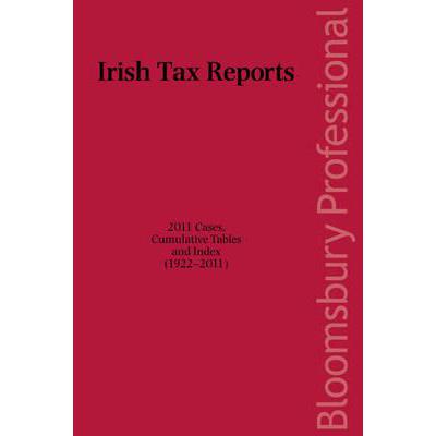预订 Irish Tax Reports 2011