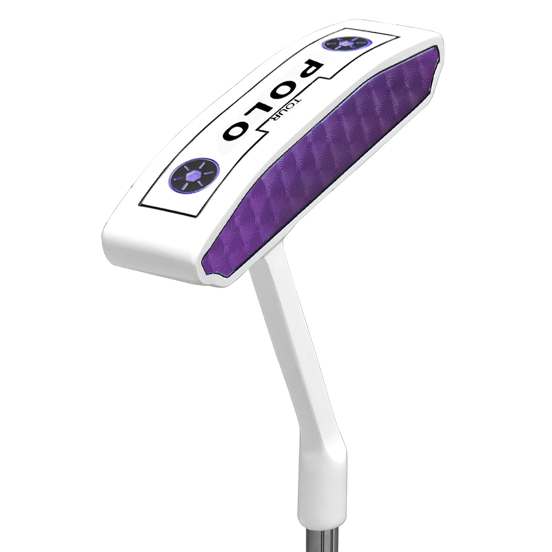 POLO GOLF高尔夫球杆男女款推杆 成人golf比赛球杆 低重心直条型练习杆 白紫色