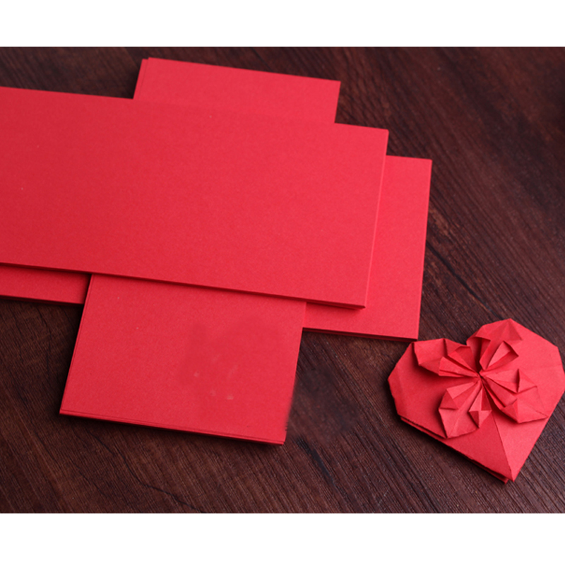 爱惊喜长方形12*6cm桃心手工纸 彩色爱心材料纸心花怒放叠纸叠心的纸