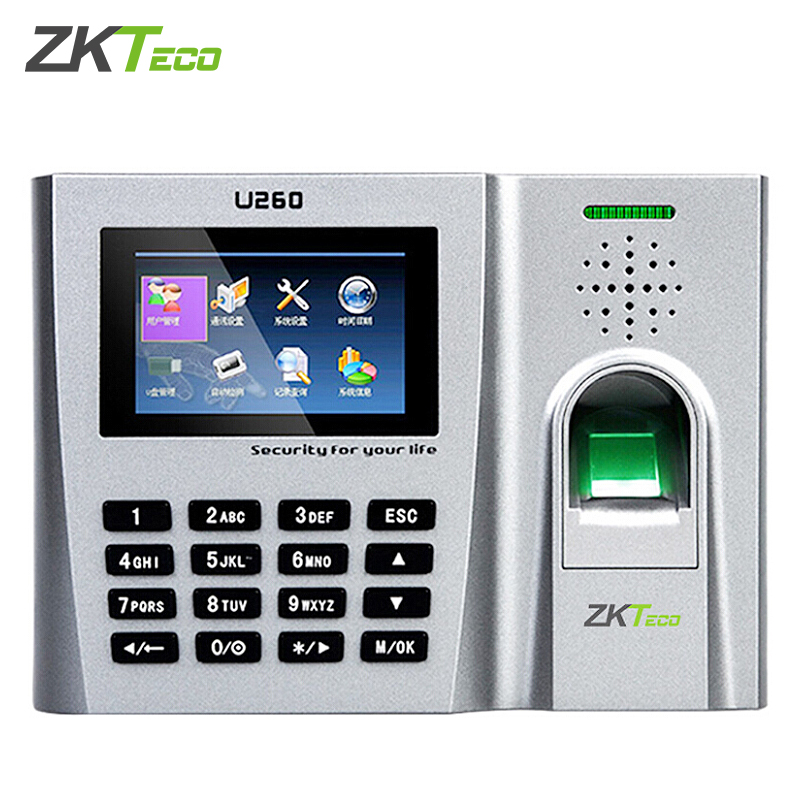 zkteco/中控熵基科技u260/zmm200考勤机指纹仪快速识别刷卡id打卡机