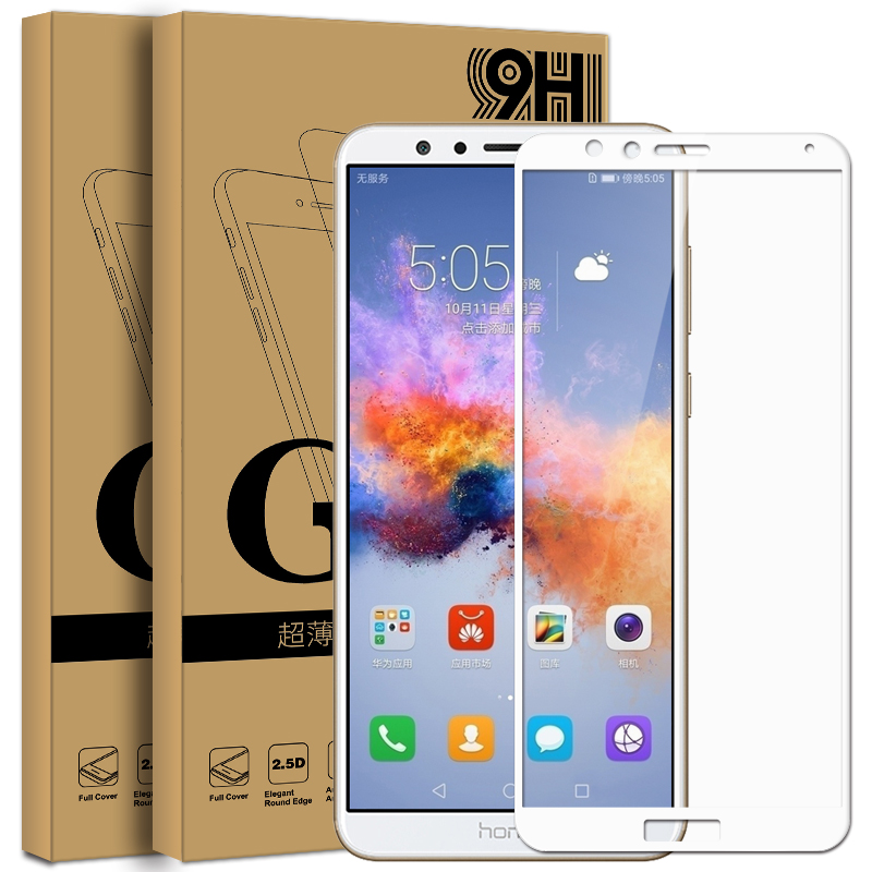 领妙 适用于 honor 7x钢化膜 适用于华为荣耀畅玩7x手机屏保bnd-al10