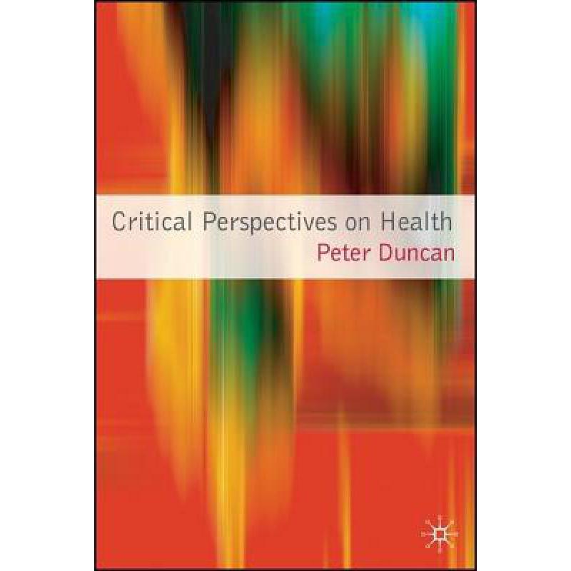 预订 Critical Perspectives on Health