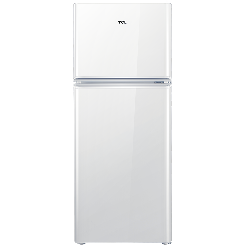 TCL 118升双开门两门二门养鲜冰箱小户型小型家用电冰箱迷你租房办公室LED照明节能冰箱BCD-118KA9