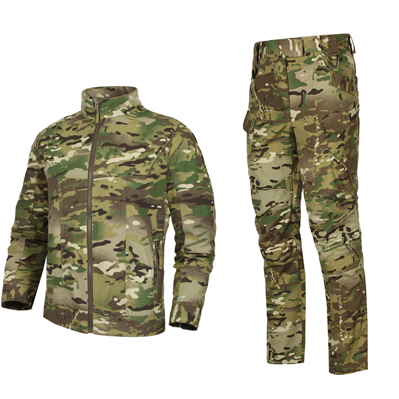 viperade 户外套服  耐磨面料 男工作服 上衣 裤子套装 mc全地形迷彩