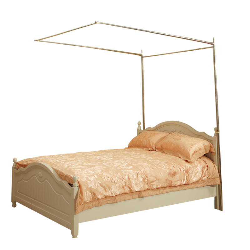 旭伶蚊帐支架不锈钢伸缩加粗压脚式单件支架 床头安装支架(28mm粗)