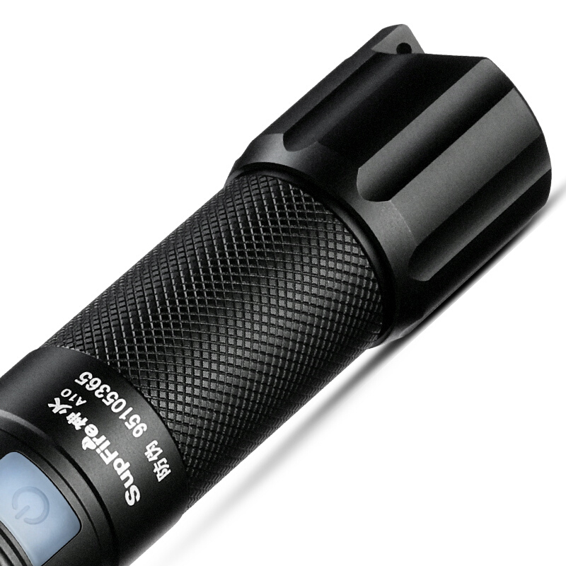 神火A10强光手电筒LED远射家用户外骑行USB充电用的时候电池能换成普通南孚电池吗？