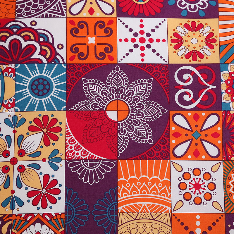 斜纹床单单件 印花圆点波点被单单件 波西米亚 床单180x240适合1米/1