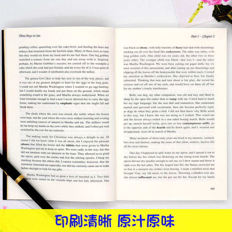 英文版小说4册小王子英文版+老人与海正版+假如给我三天光明+人性的弱点世界名著英文版